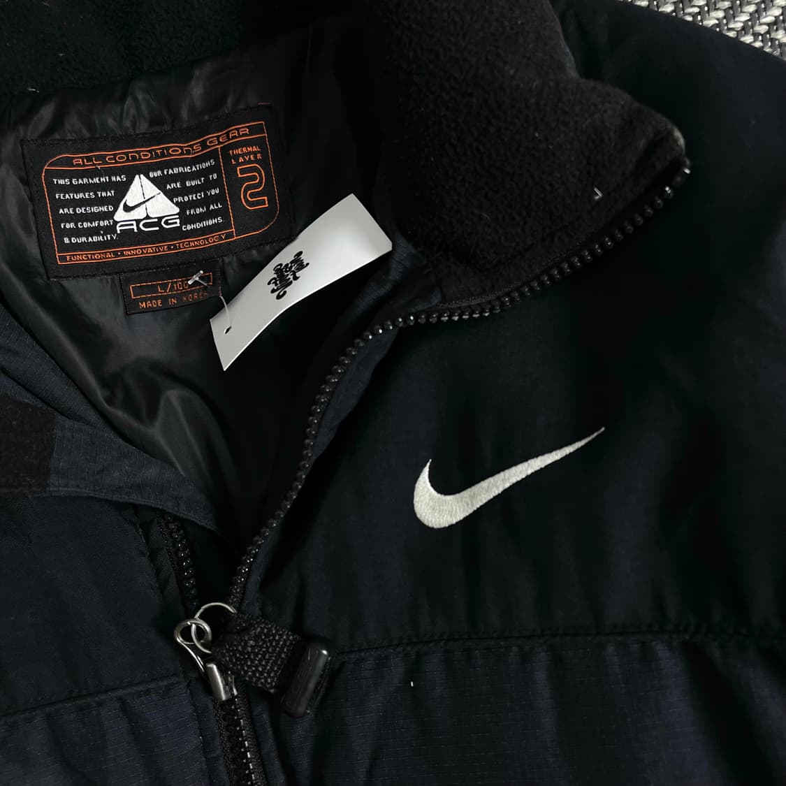 나이키 acg 립스탑 다운 푸퍼 패딩 블랙y 3657 상품이미지5