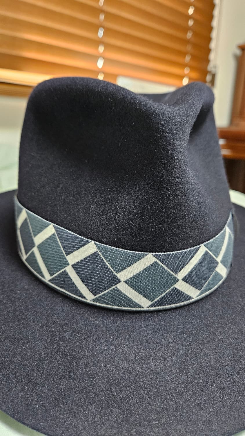 볼사리노 보가트 Borsalino Bogart 네이비 페도라 59 상품이미지3