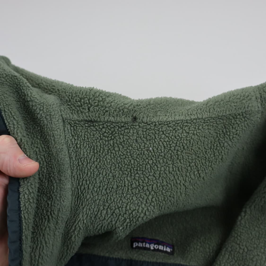 90s 파타고니아 신칠라 스냅-T 올리브/그린 자메이카 상품이미지7