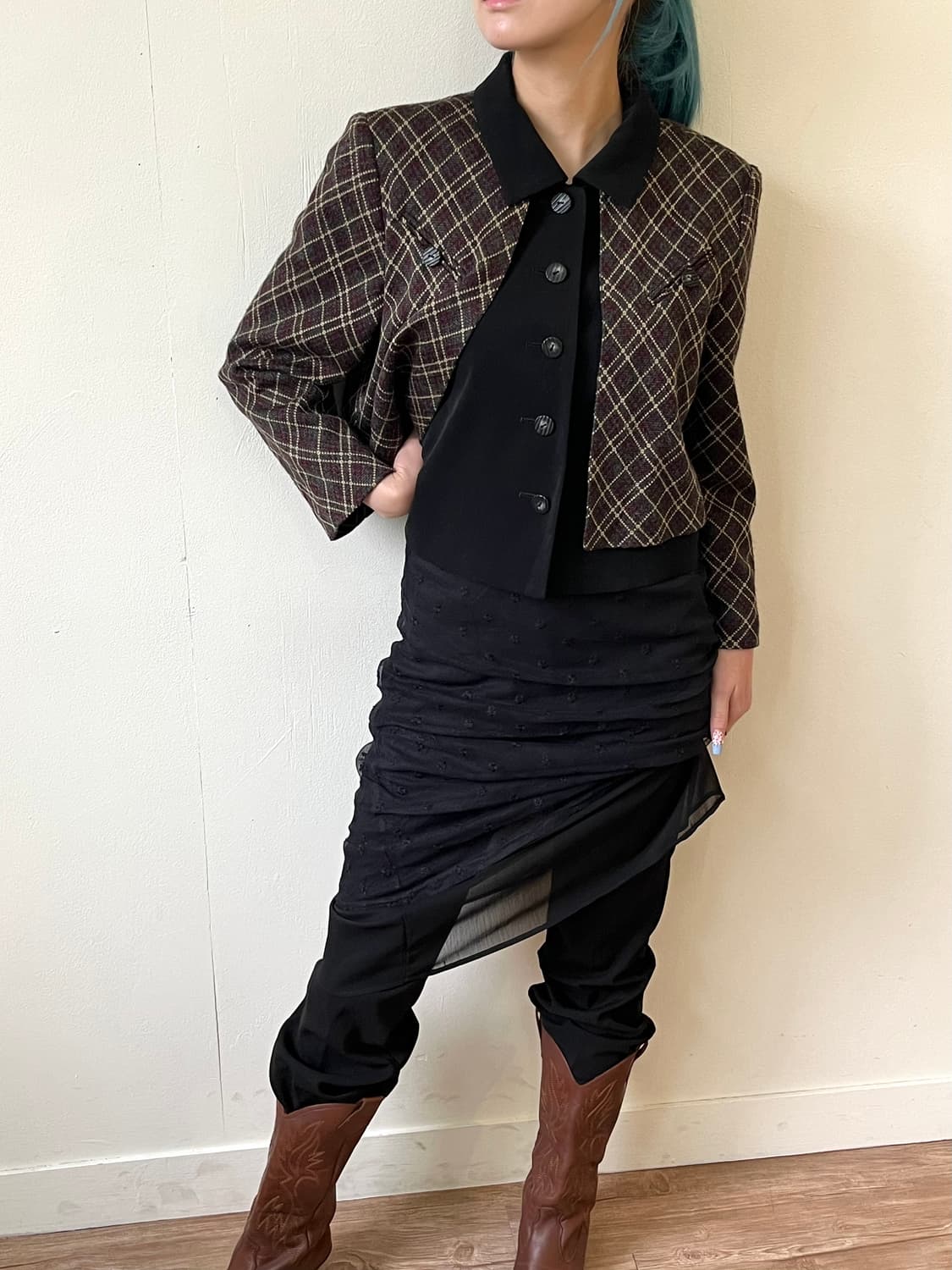 MILOMBRE 트위드 더블 자켓 상품이미지4