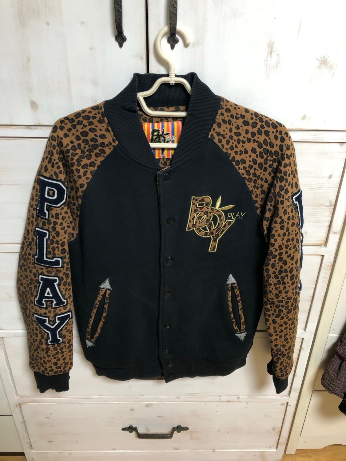 플레이보이 호피 야구점퍼 상품이미지1