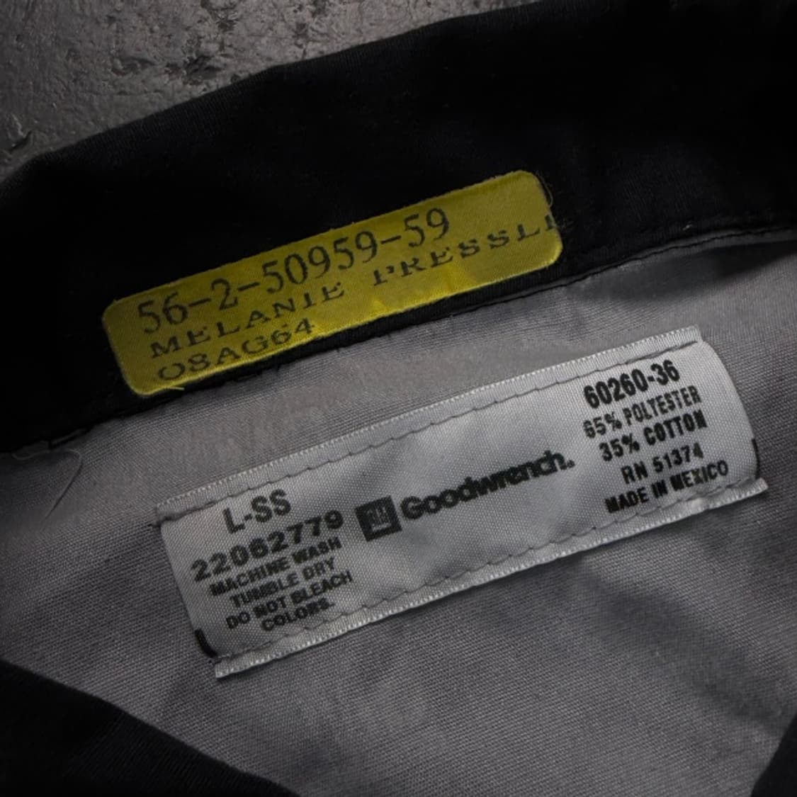 100 굿렌치 GOODWRENCH 워크셔츠 상품이미지3