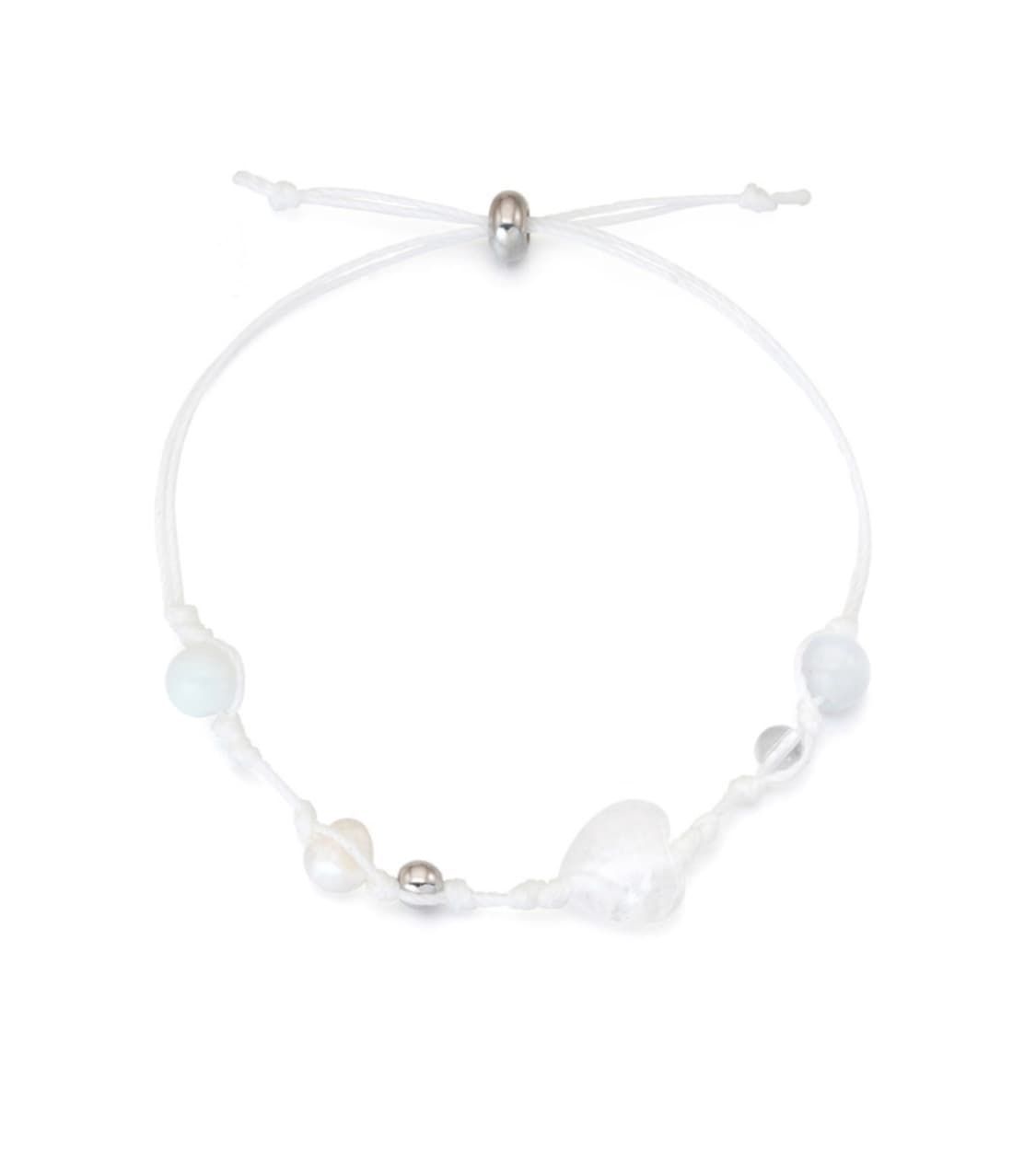 미착용) 앵브록스 키치 하트 펄 팔찌 상품이미지2