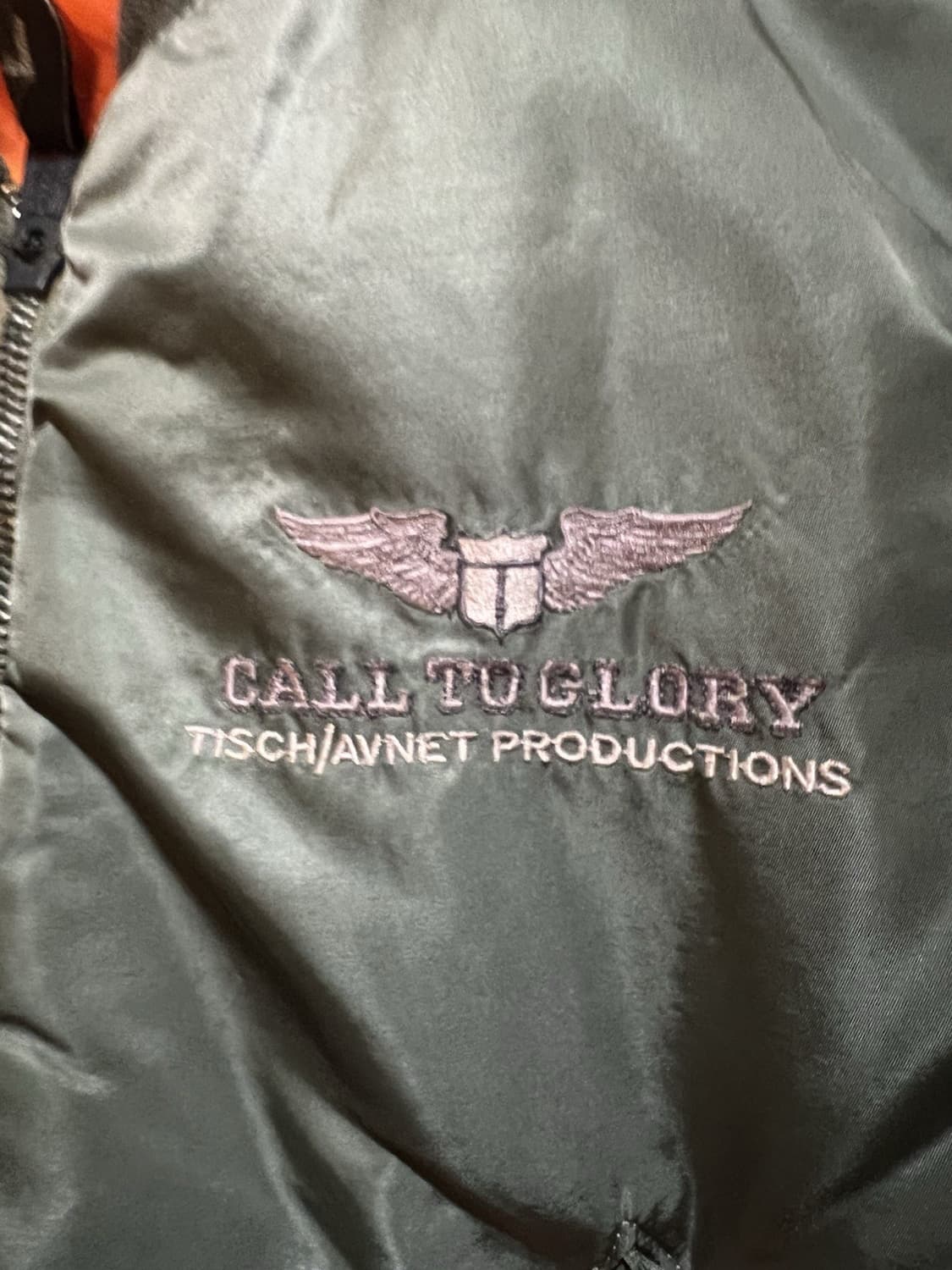 80s 알파인더스트리 MA-1 콜투글로리 커스텀 플라이트자켓 세이지 상품이미지3