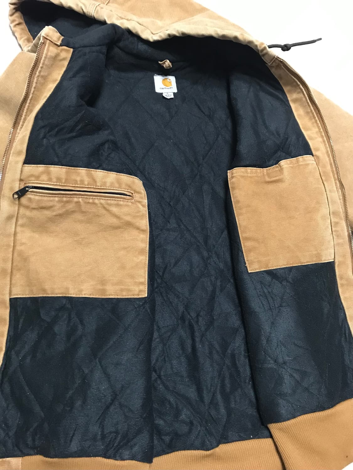 칼하트의 브라운컬러 130 액티브 워크 자켓 S 상품이미지7