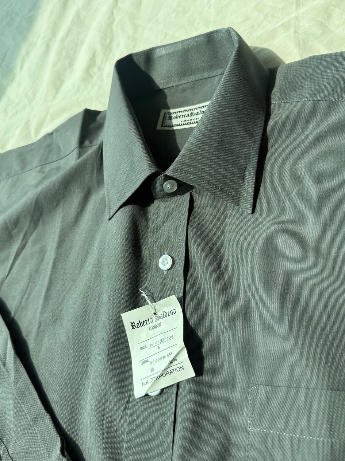 그레이 미니멀 셔츠 상품이미지2