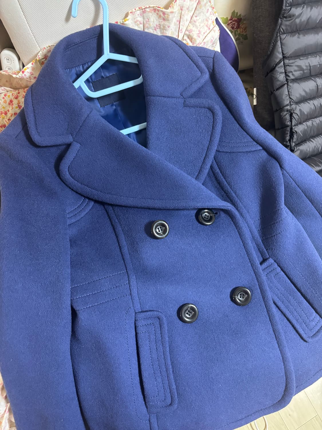 블루 숏 코트 상품이미지1