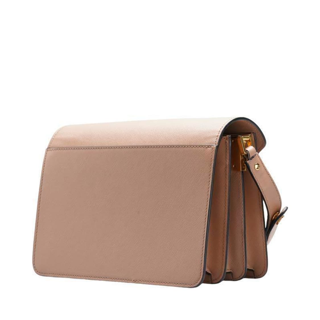 (중고) 마르니 베이지 사피아노 트렁크 미듐 숄더백 상품이미지2