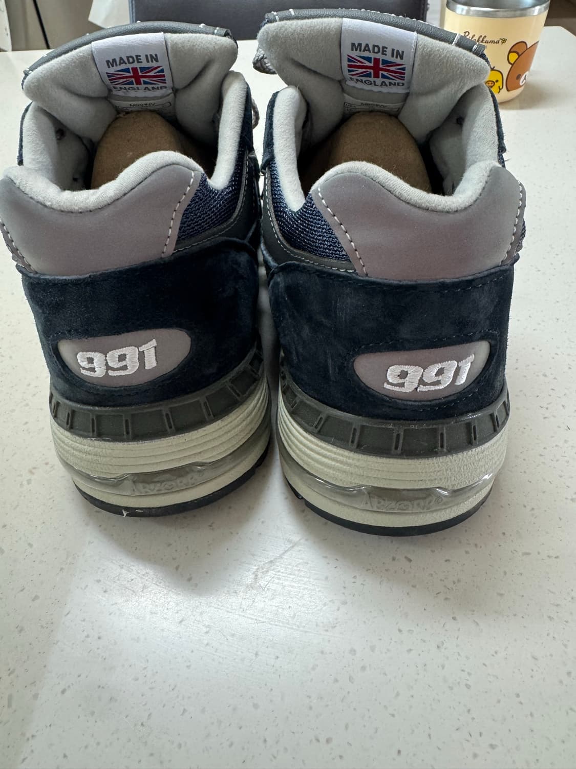 뉴발란스 991 Made in UK 네이비(UK7) 255 판매합니다. 상품이미지3
