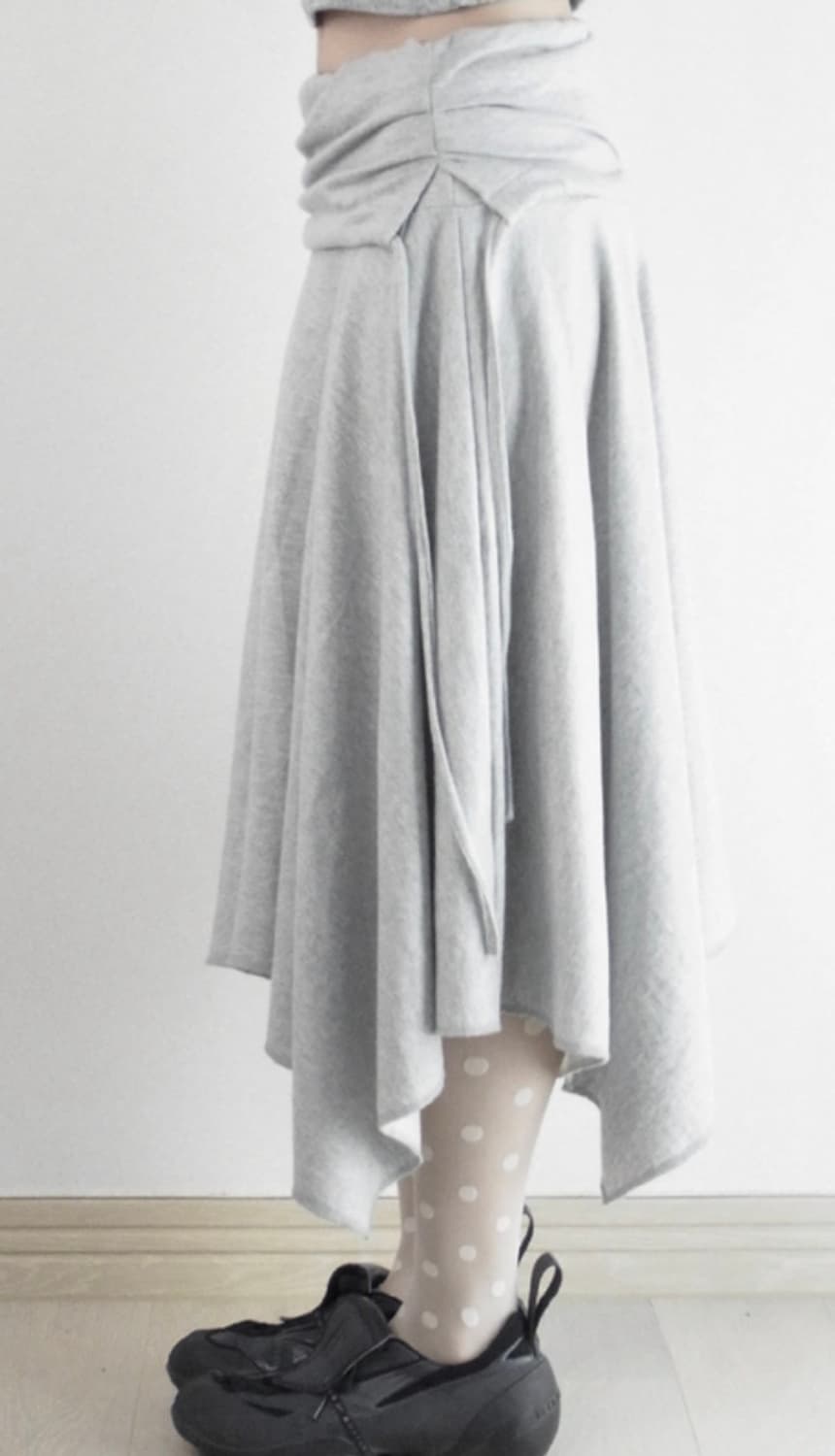 택포) 드레이프 플로우 스커트 상품이미지5