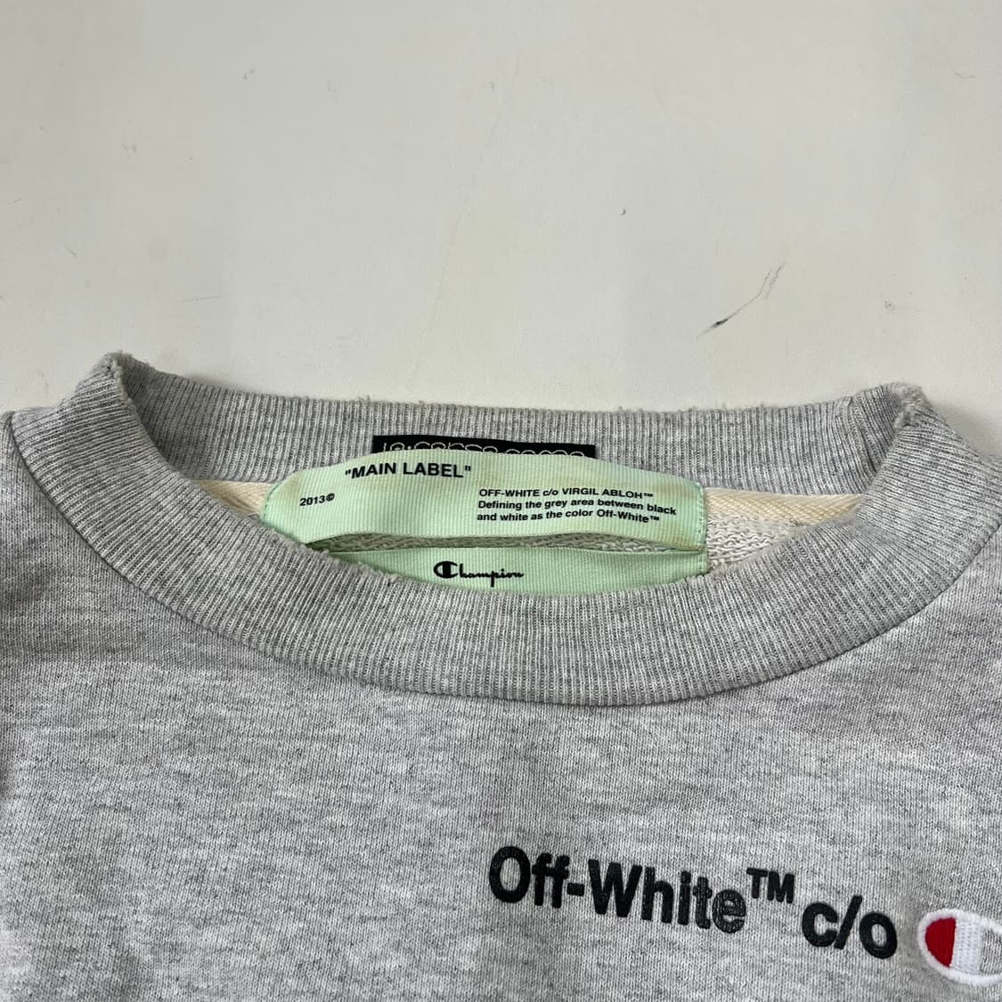 오프화이트 챔피온 맨투맨 상품이미지6