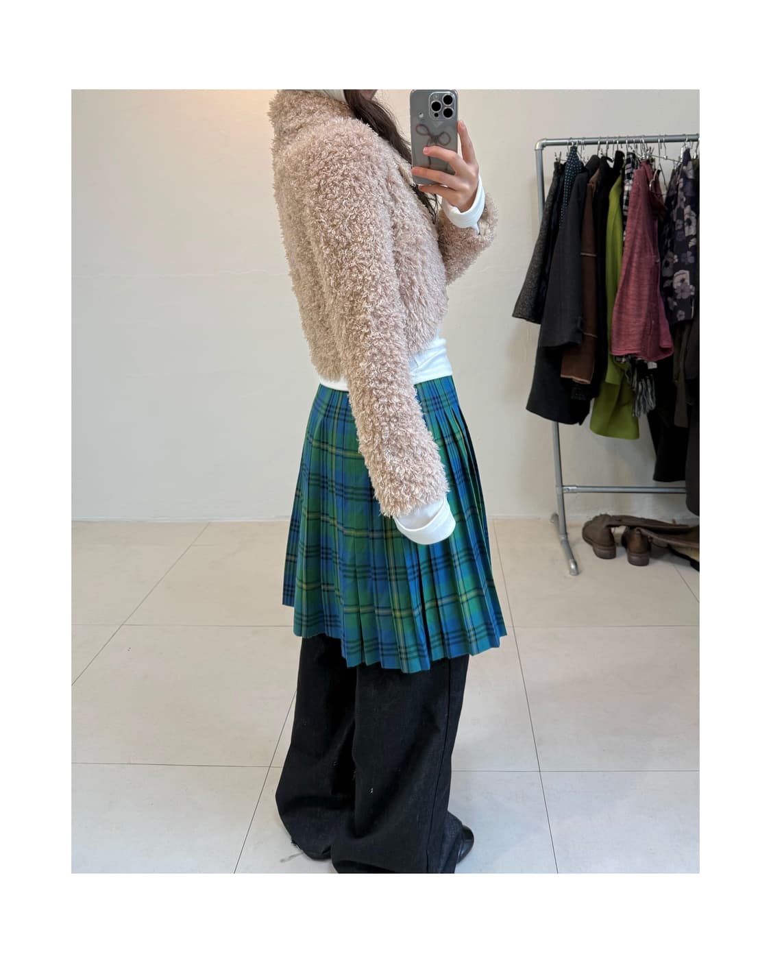 빈티지 부클 자켓 상품이미지1