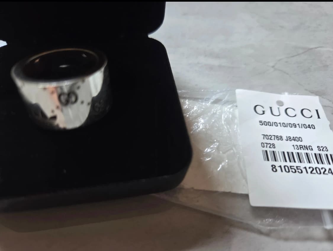 (정품) 구찌  아디다스  실버반지 13호 상품이미지2