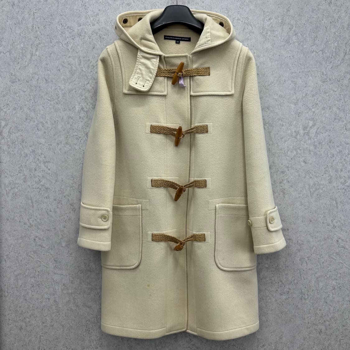 90 폴로 랄프로렌 여자 떡볶이 더플 울 코트 상품이미지1