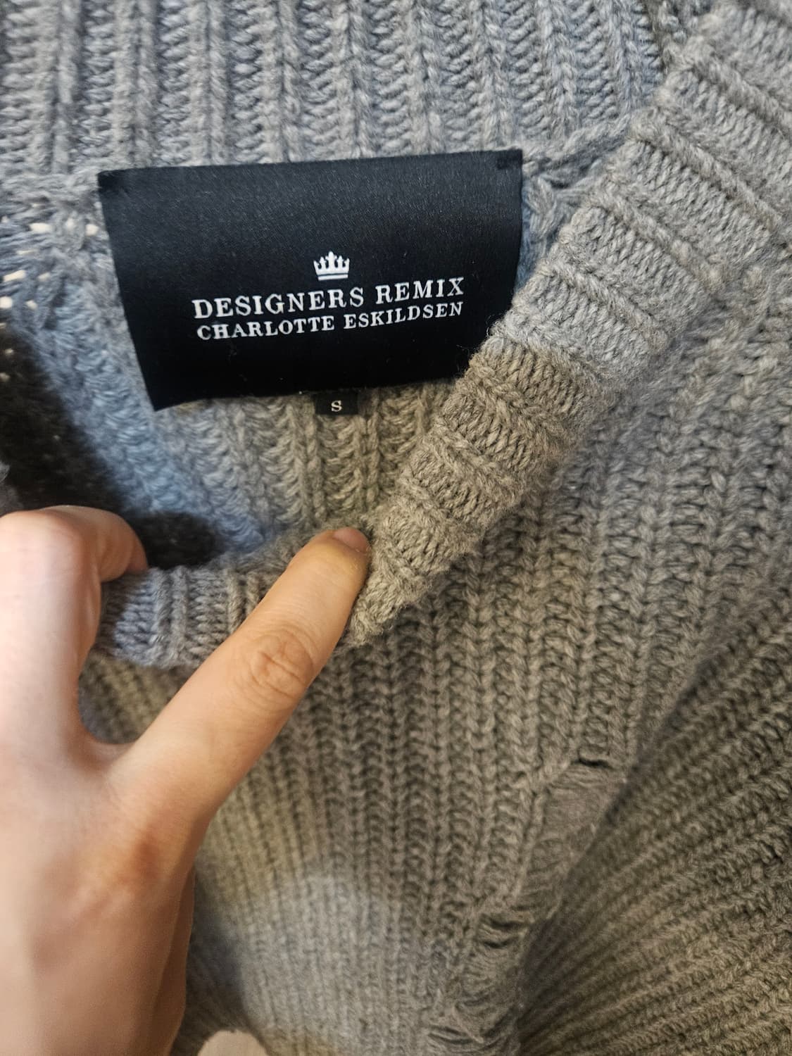 디스트로이드 벌키 니트 상품이미지3