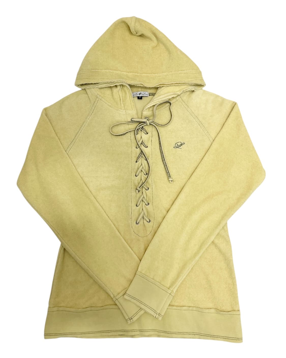 테리 아일렛 후드 긴팔티 상품이미지4