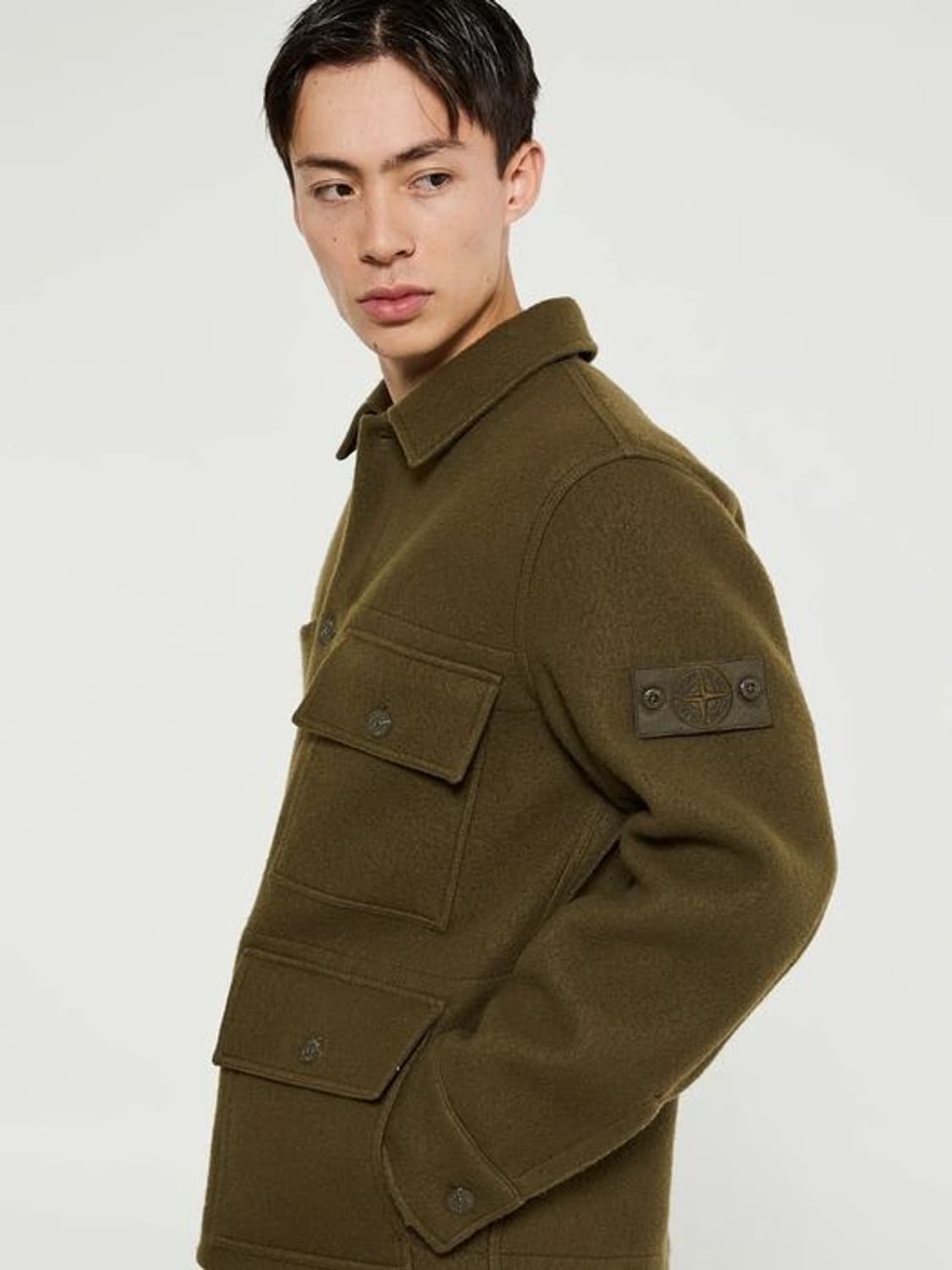 스톤아일랜드 고스트피스 헤비 멜튼 울 캐시미어 자켓 (새 상품) 상품이미지8