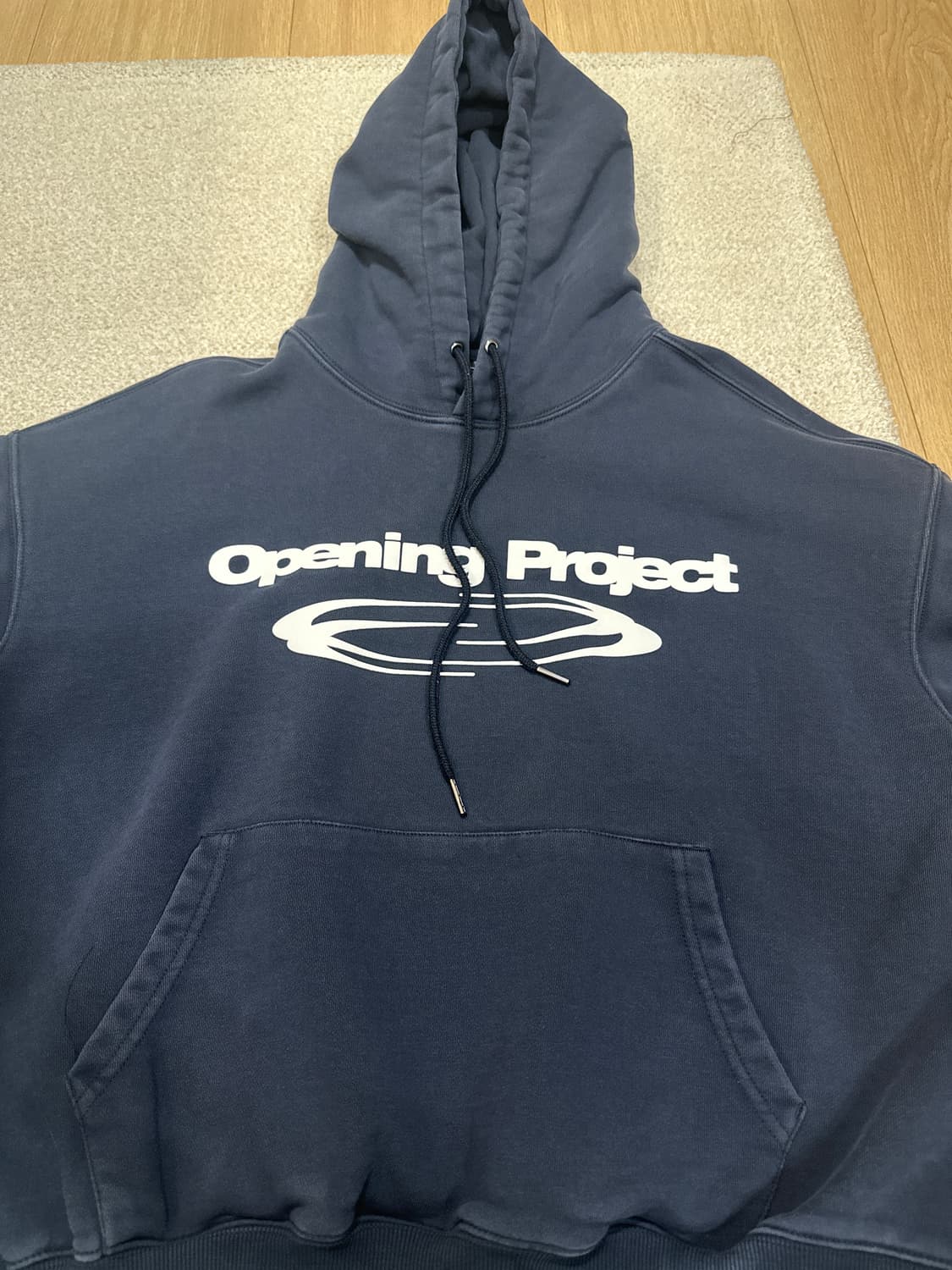 오프닝프로젝트 네이비 후드티팝니다 상품이미지1