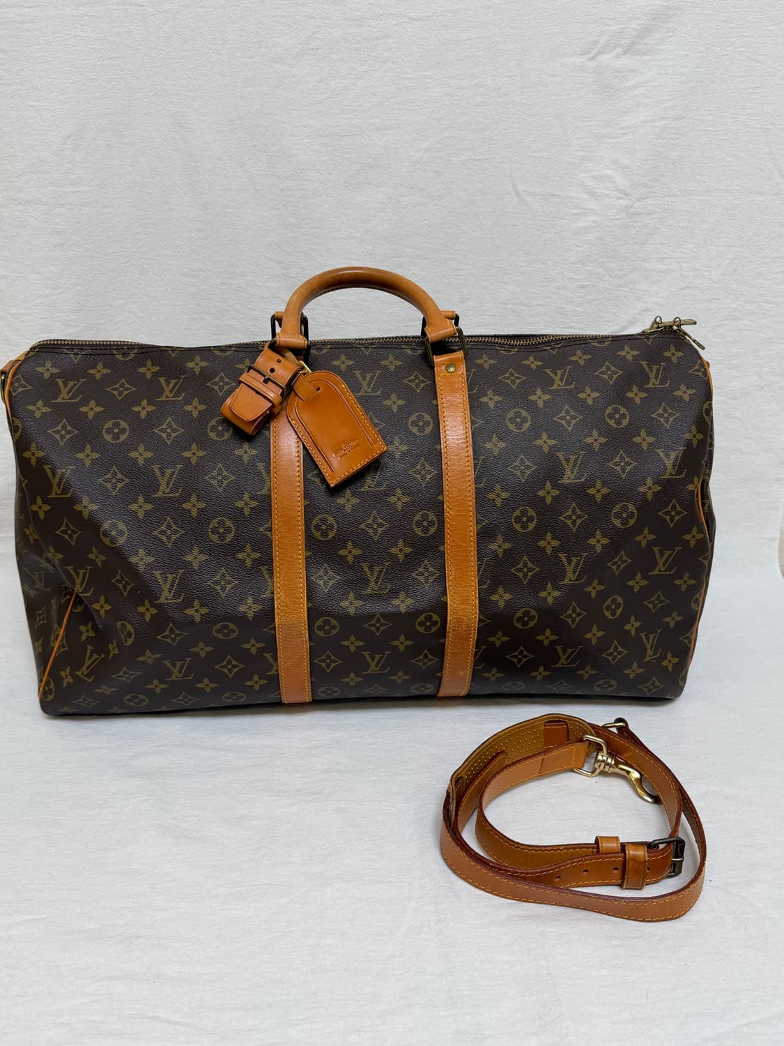 루이비통 키폴55 반둘리에 모노그램 여행 골프가방  보스턴백 상품이미지4