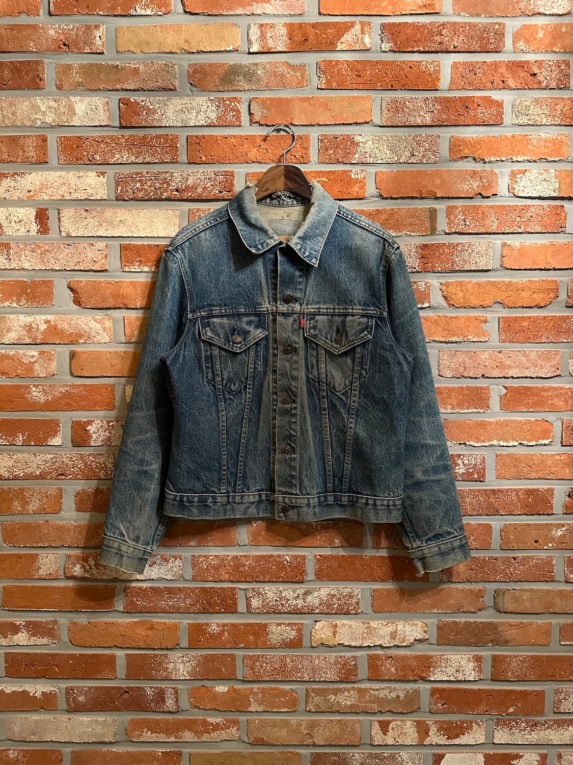 80s USA 빈티지 리바이스 70505 3rd 데님 트러커 자켓 상품이미지1