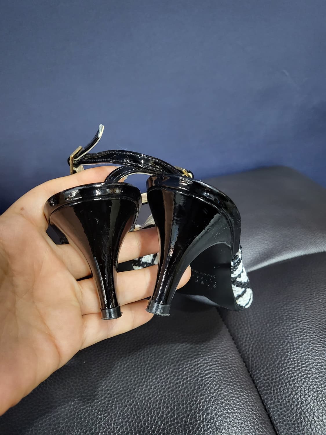 세라 패턴 슬링백 샌들 구두(새상품) 상품이미지4