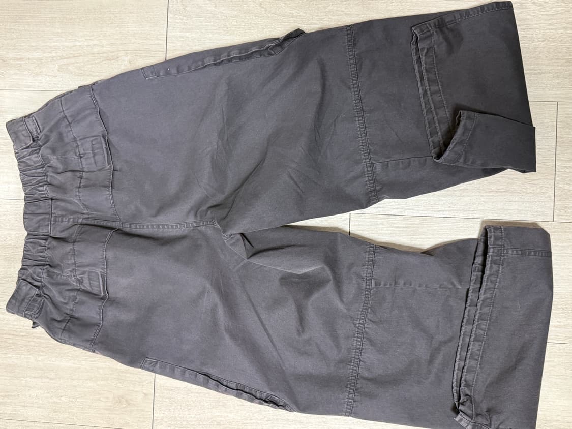 폴리테루 보더 팬츠 다크 네이비 상품이미지3