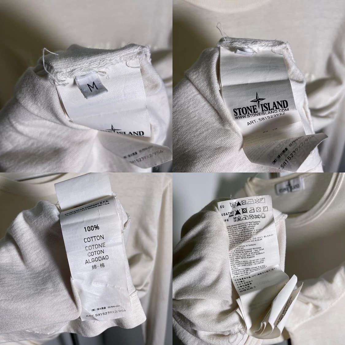 스톤아일랜드 MARINA 스펠아웃 나염 롱슬리브 상품이미지6