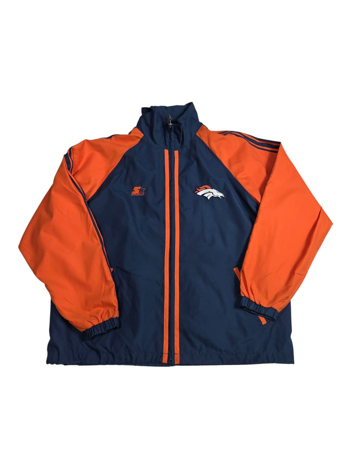 스타터 덴버 브롱코스 후드 바람막이 자켓 L 상품이미지2