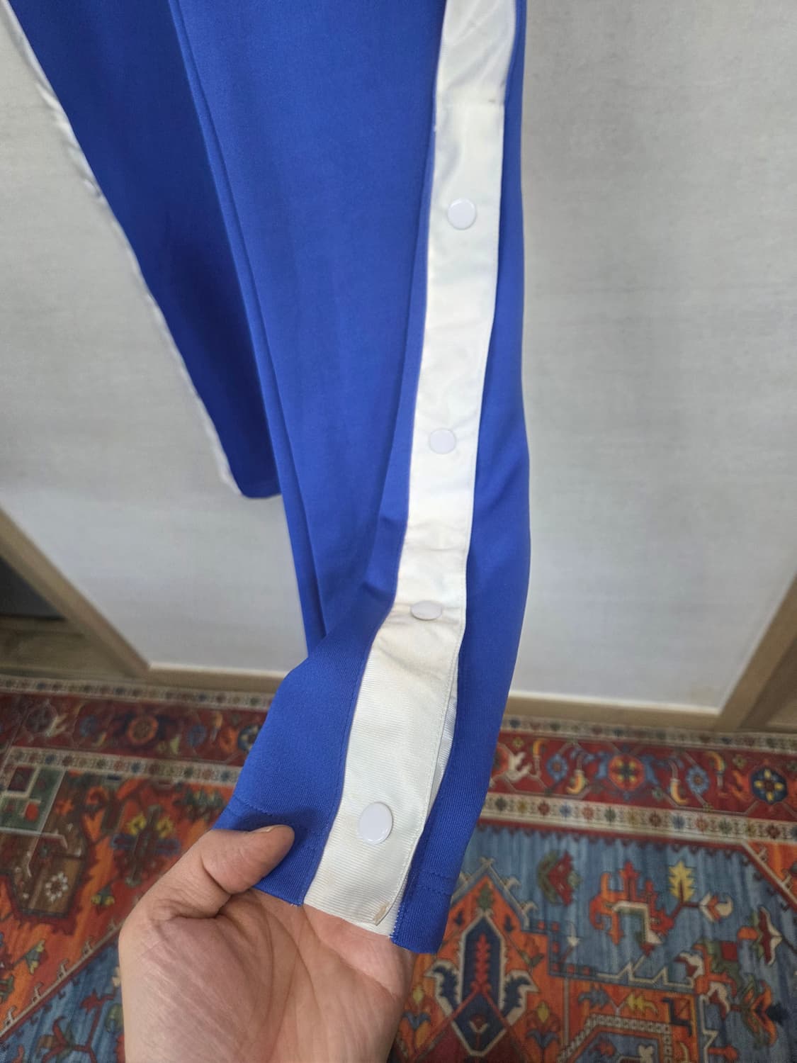 나이키 여성 올드스쿨 바스켓볼 사이드버튼 부츠컷 트랙팬츠 m 상품이미지5