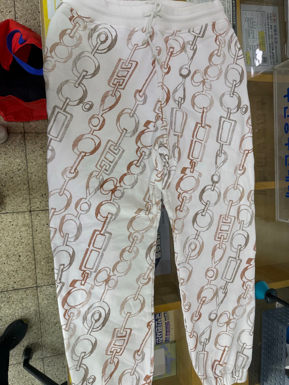 에르메스 체인패턴 스웻 조거 팬츠 여성 상품이미지1