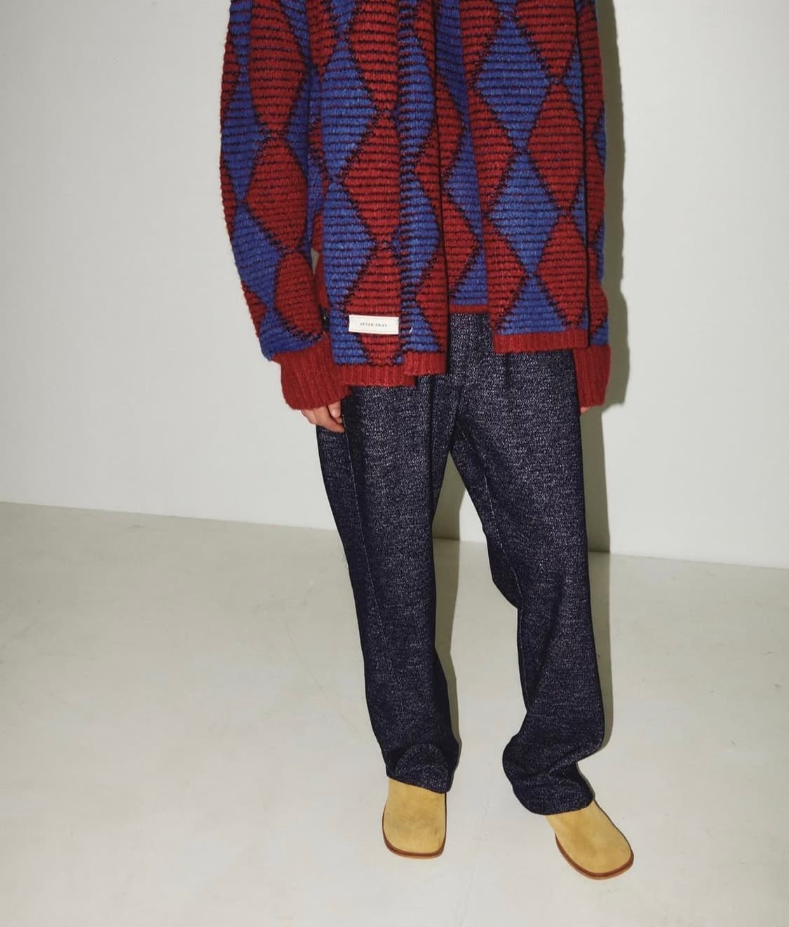 애프터프레이 afterpray 다이아 니트 S 상품이미지1