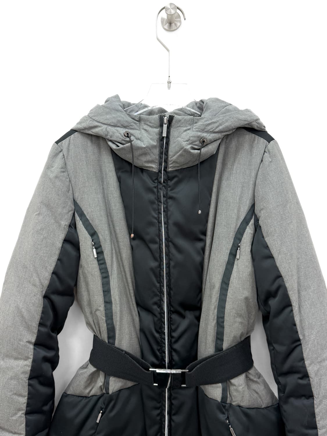 막스마라 위켄드 아크틱 투톤 벨티드 패딩 코트 상품이미지3