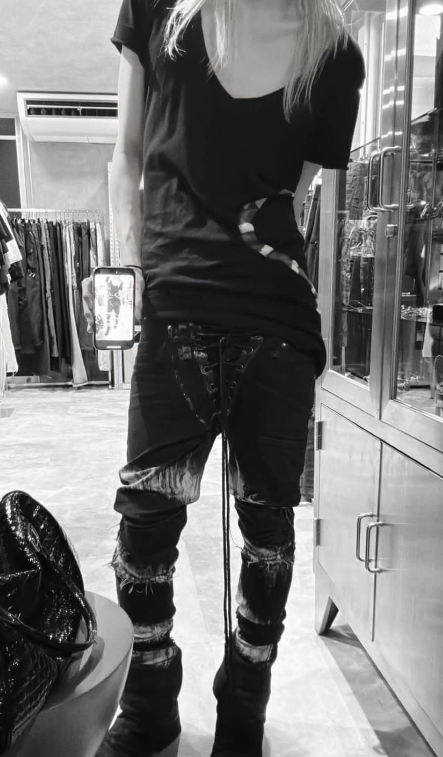 If Six Was Nine Unbalance Snake cut sew 상품이미지1