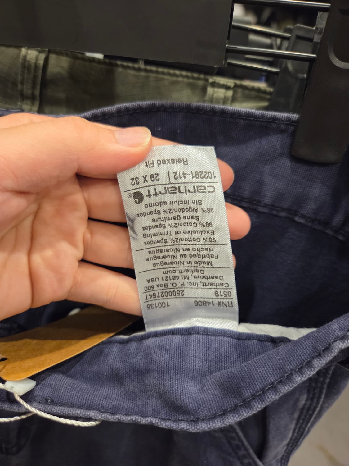 칼하트 러기드플렉스 팬츠 상품이미지5