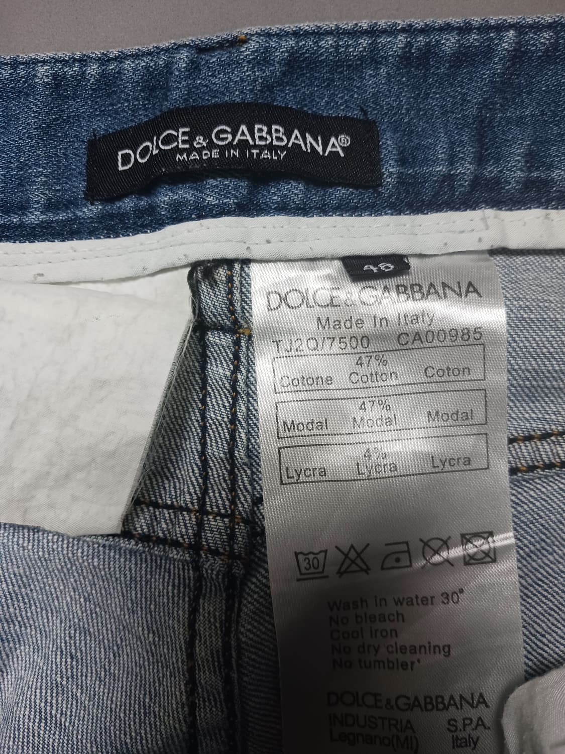 [32] 돌체앤가바나 미니플레이트 14골드진 청바지 상품이미지10