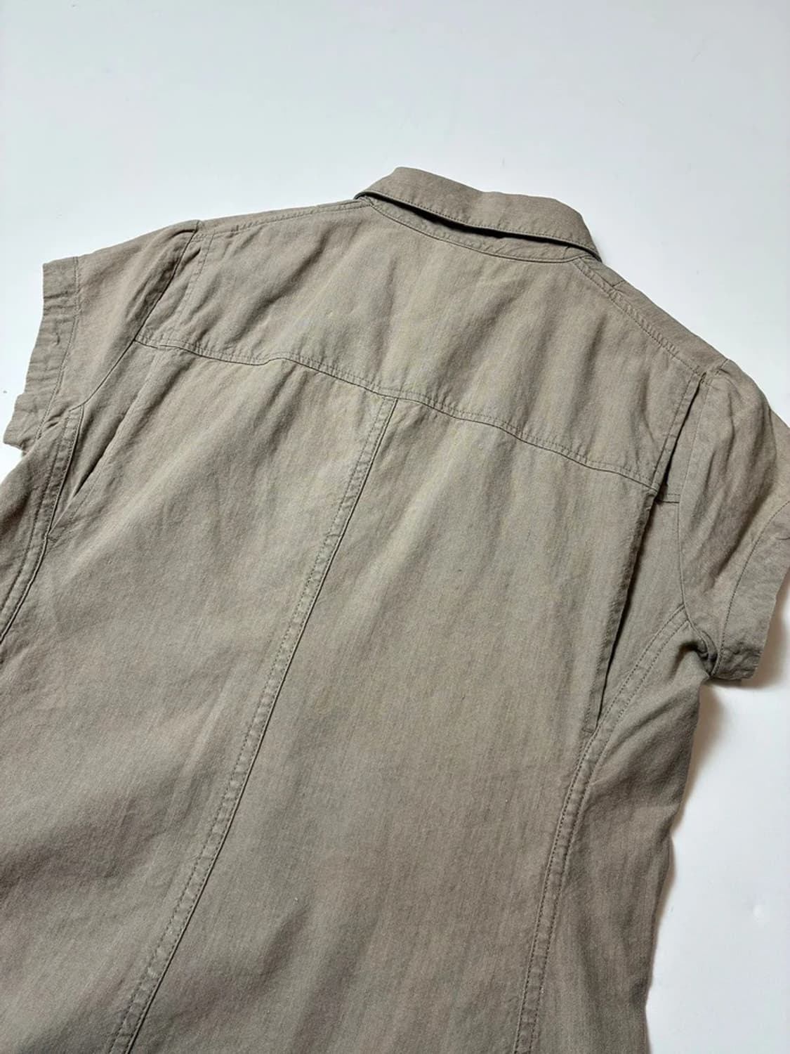 마가렛 호웰 Margaret Howell 스퀘어넥 원피스 PN9166 상품이미지4