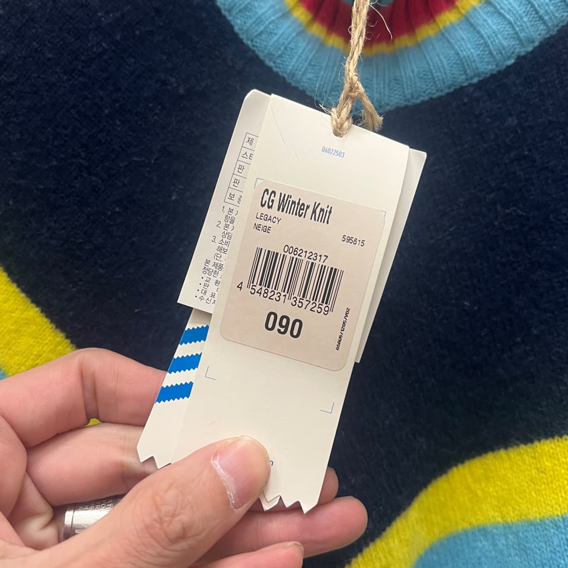 00s 아디다스 카를로 그루버 터틀넥 울 니트 숄 판초 90 상품이미지6