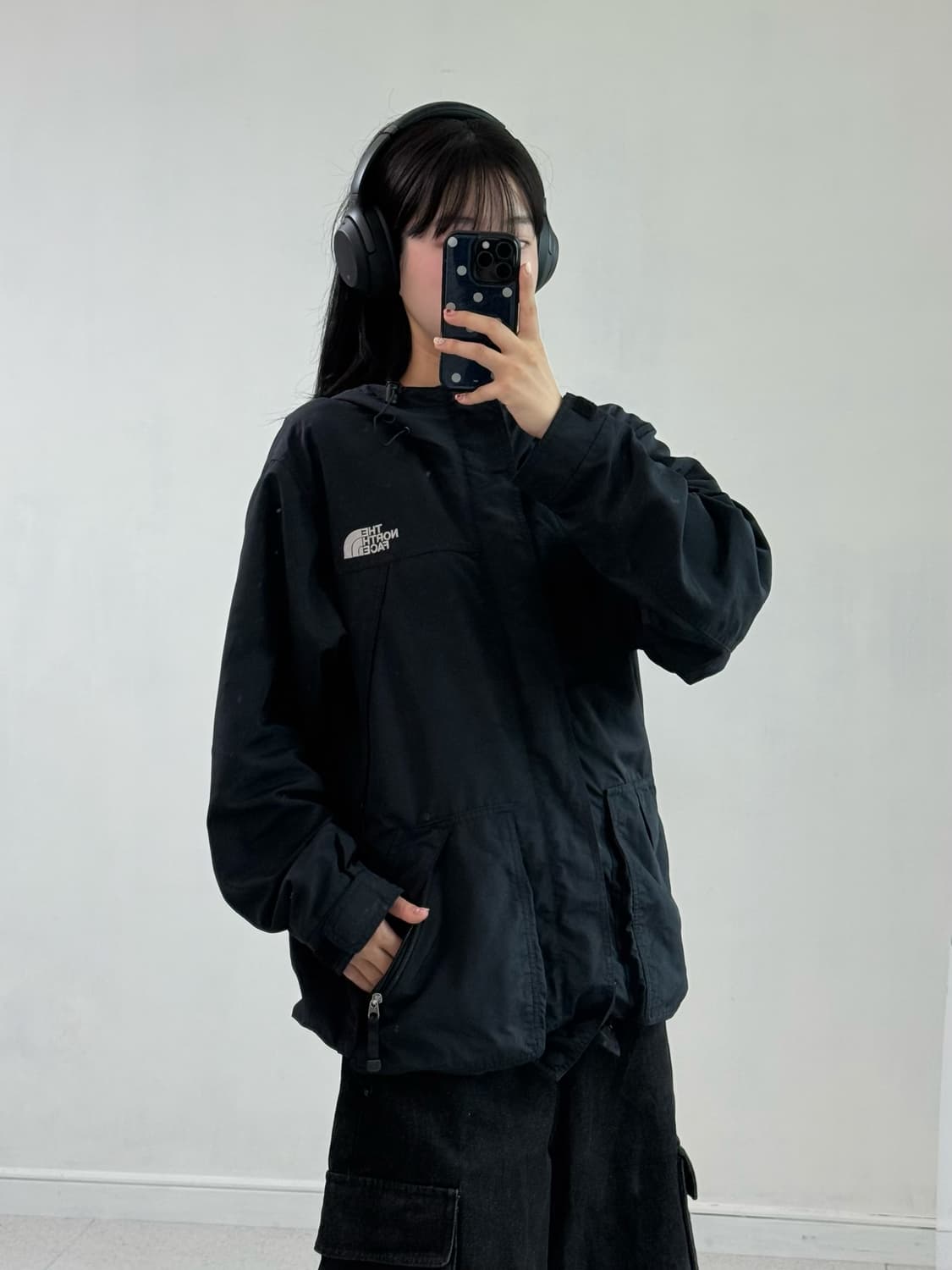 노스페이스 블랙 바람막이 상품이미지4