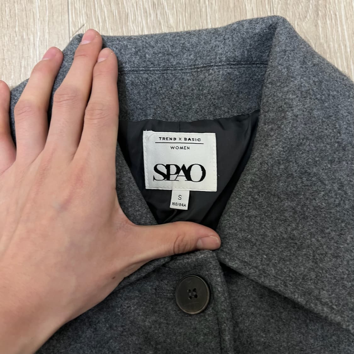 스파오 스탠다드 싱글 트렌치코트 S/90  상품이미지4