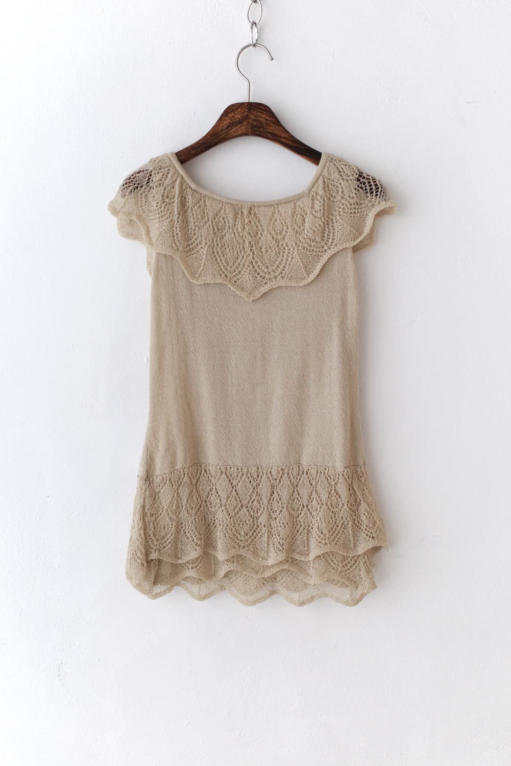 crochet knit sleeveless 상품이미지6