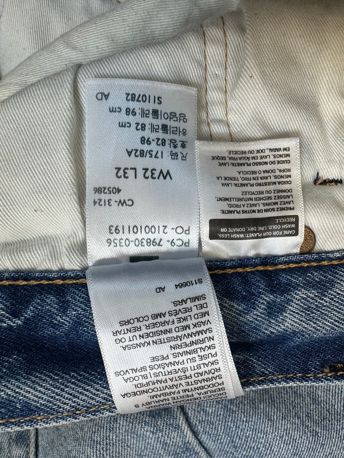 리바이스 501® 93 스트레이트 셀비지 진_79830-0356 상품이미지5