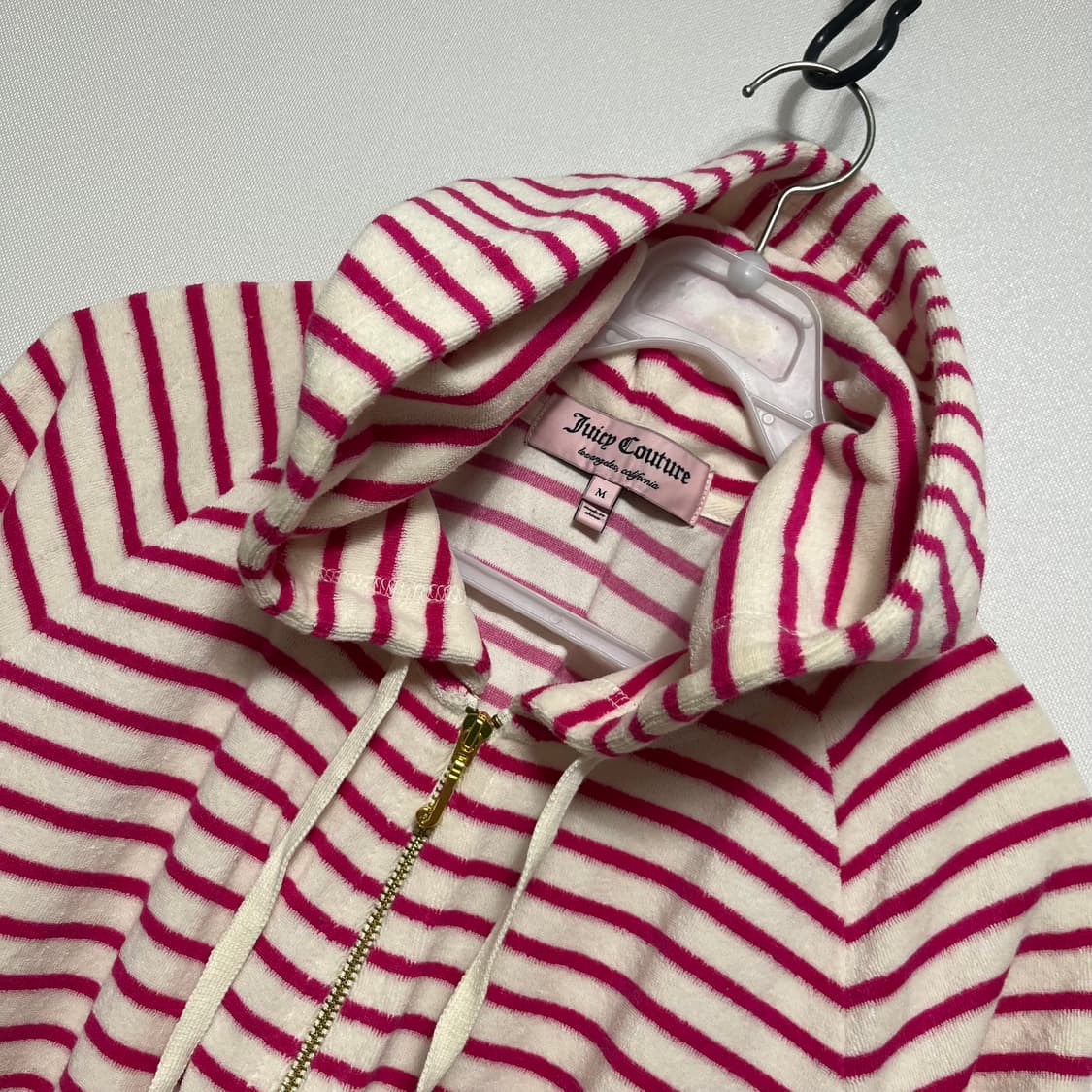 쥬시꾸뛰르 스트라이프 트레이닝 셋업 m 상품이미지3