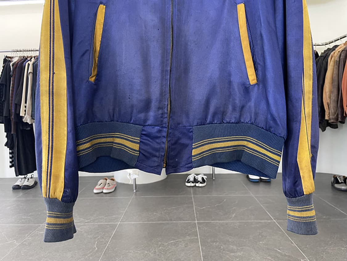 50'S SATIN LETTERMAN JACKET (L) 상품이미지3