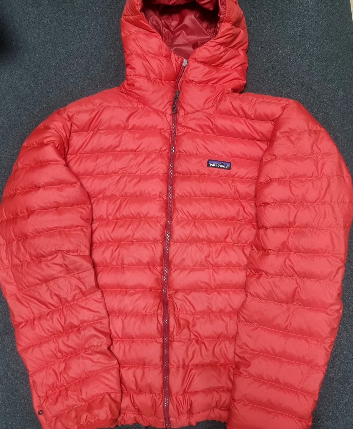 파타고니아 다운스웨터 패딩 레드오렌지 xl 상품이미지1