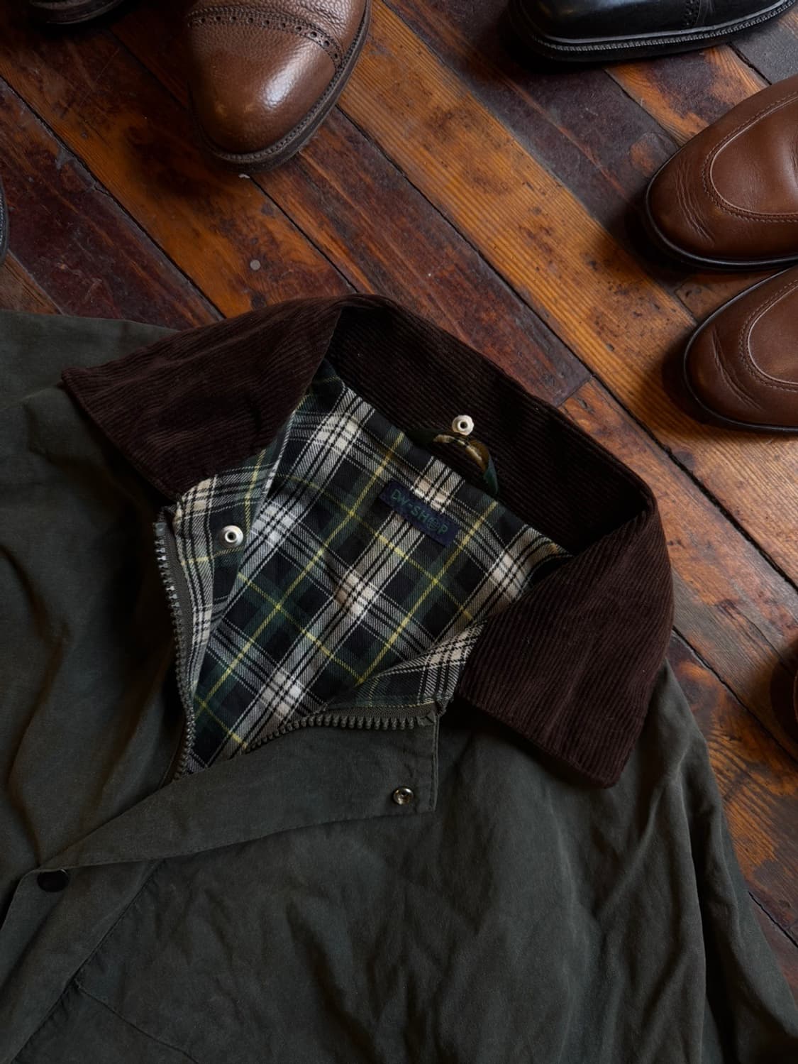 브리티시 왁스 아웃도어 자켓 100~105 상품이미지2