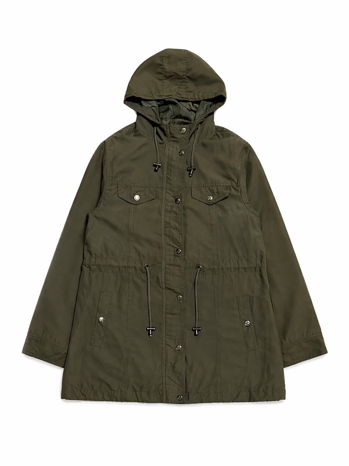 JPN 일본 빈티지 y2k 아메카지 올리브 카키 밀리터리 후드 야상 자켓 상품이미지1