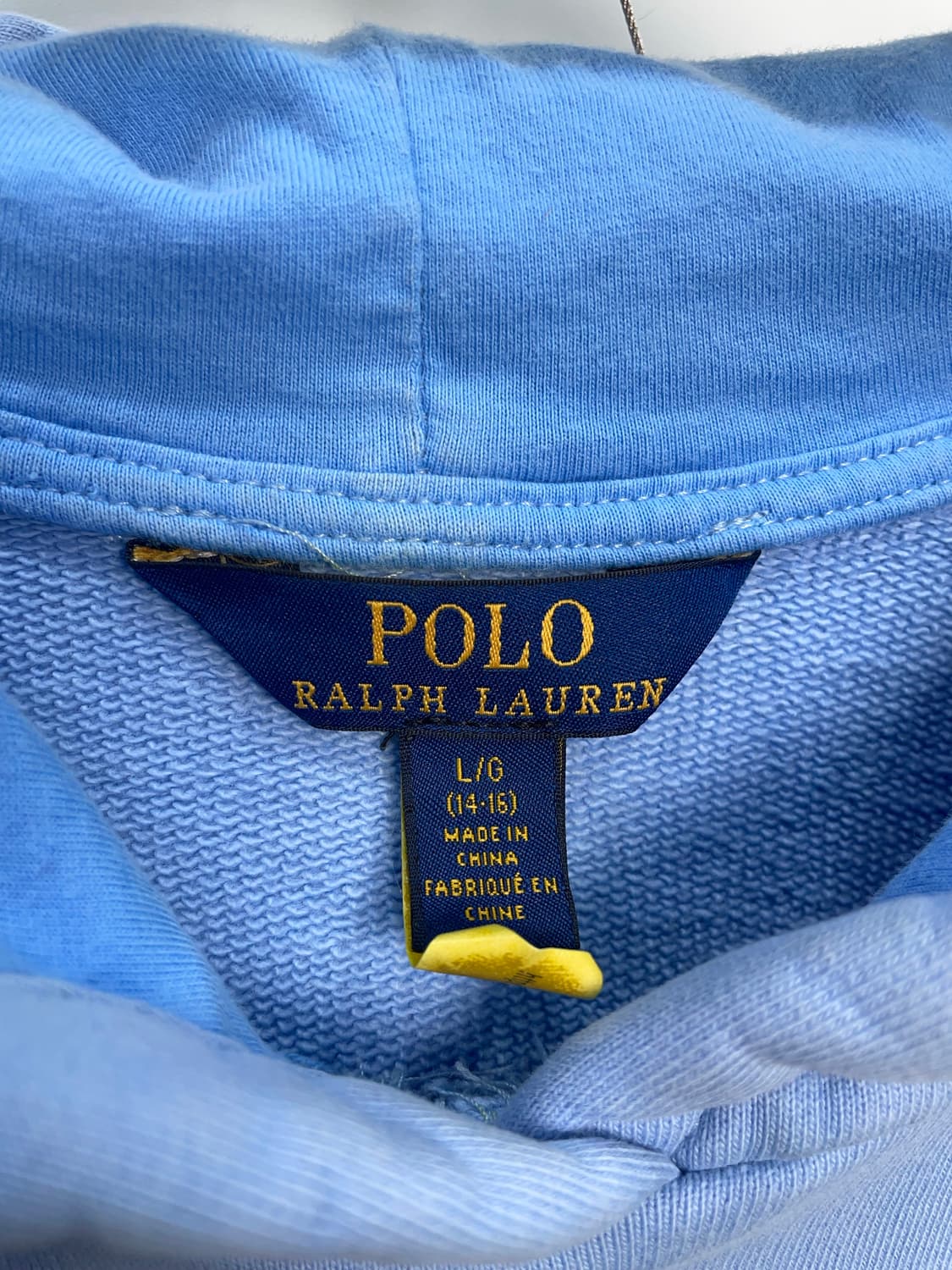폴로 랄프로렌 후드티 소라색 하늘색 상품이미지3