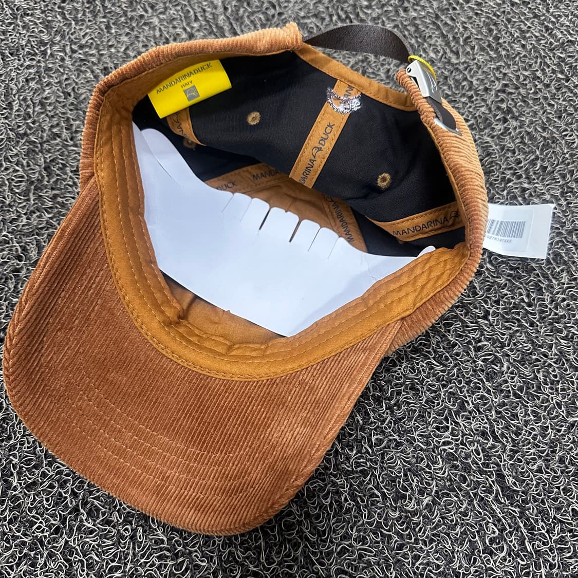 [새상품] 만다리나덕 코듀로이 볼캡 브라운 상품이미지3