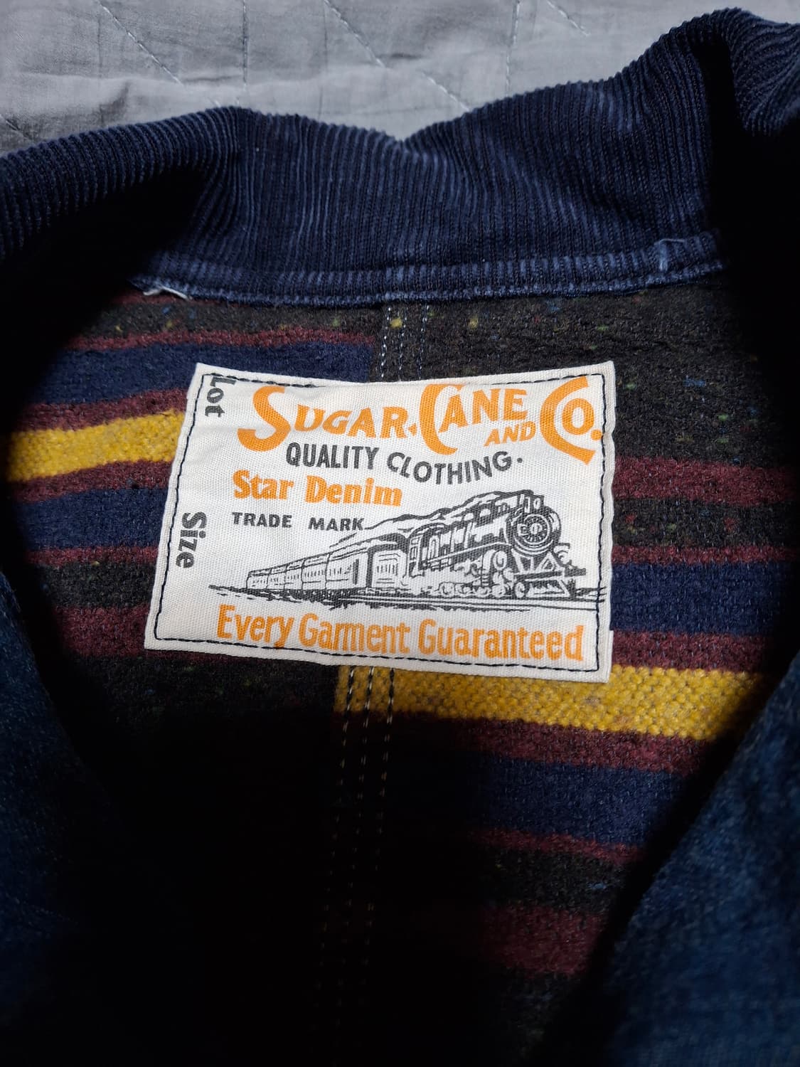 슈가케인 데님쵸어 코트,자켓 lee 81lj 복각 상품이미지9