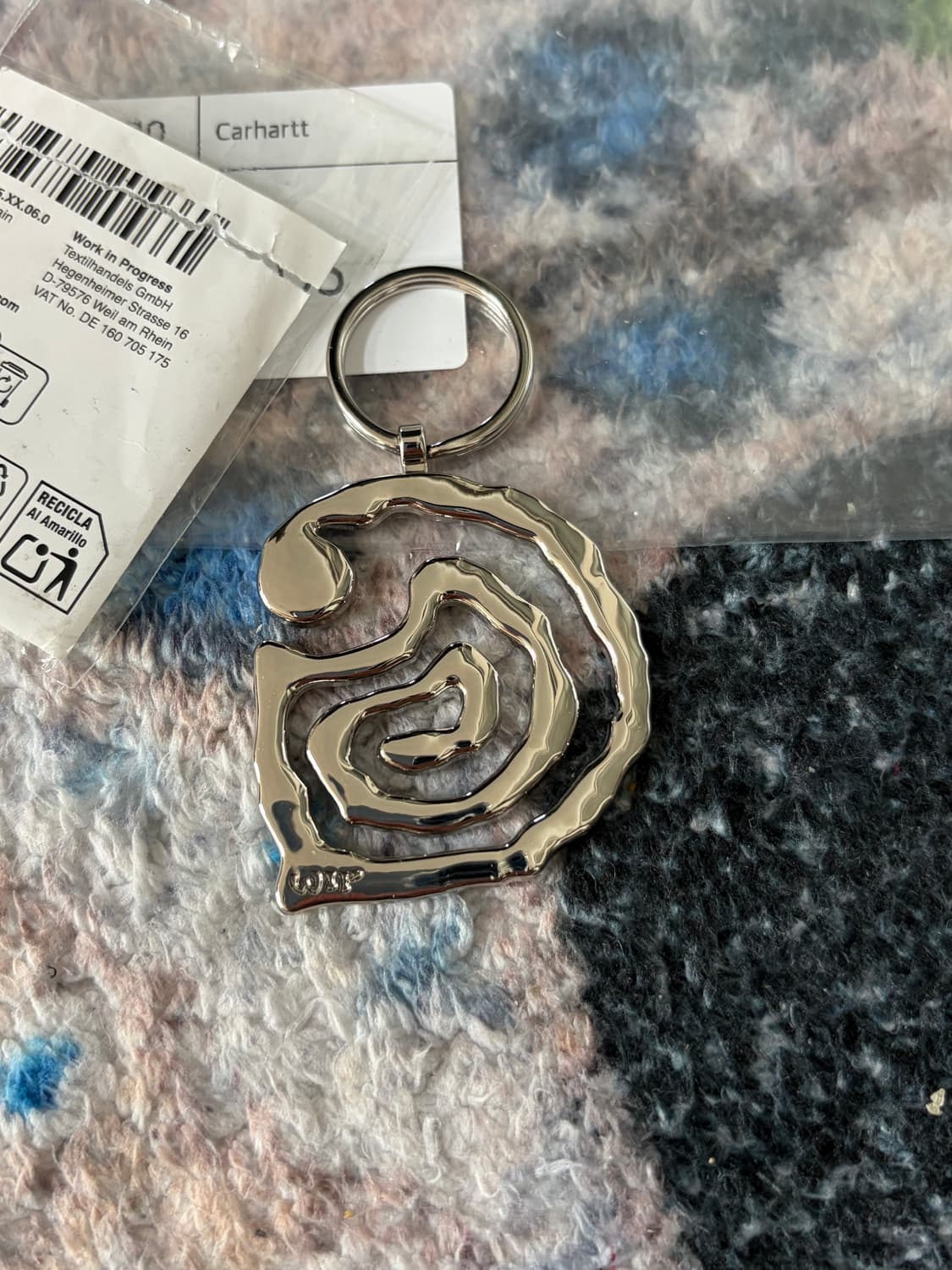 칼하트 wip 로고키링 상품이미지1